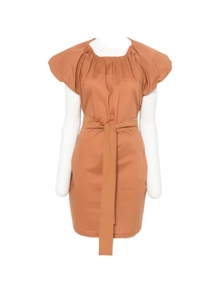 Cu centură rochie mini Moutaki maro