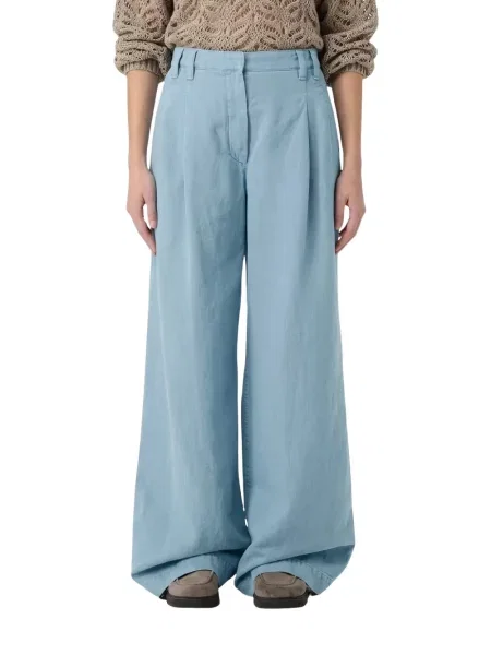 Pantaloni Brunello Cucinelli albastru