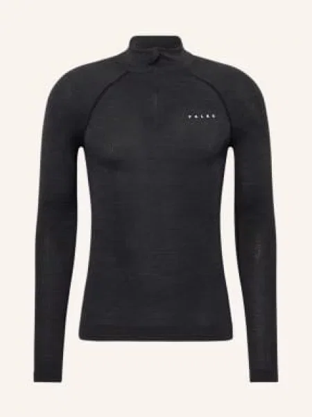 Falke Bunda Midlayer Wool-Tech S Merino Vlnou černá
