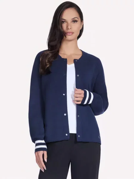 Бомбер Skechers синій