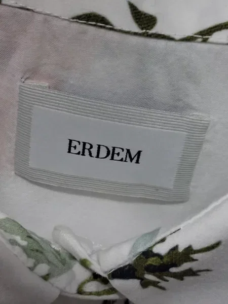 Virágos ingruha Erdem nyomtatás fehér