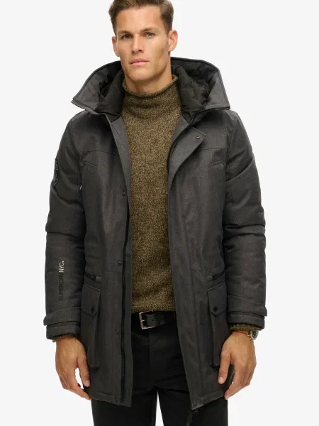 Geacă parka Superdry gri