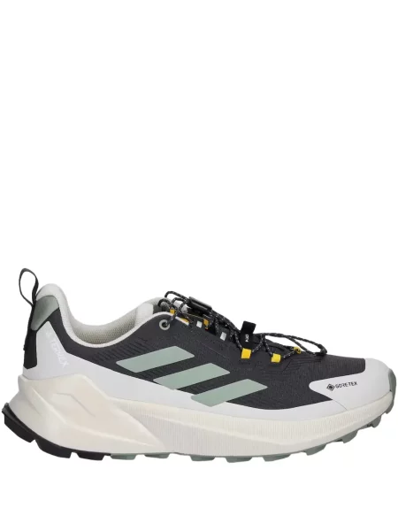 Trening Adidas alergare cu glugă cu broderie gri