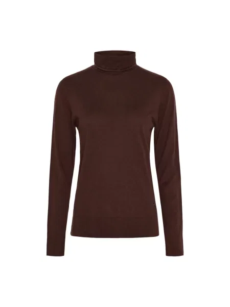 Sweter z golfem Btfcph z kaszmiru do golfa brązowy