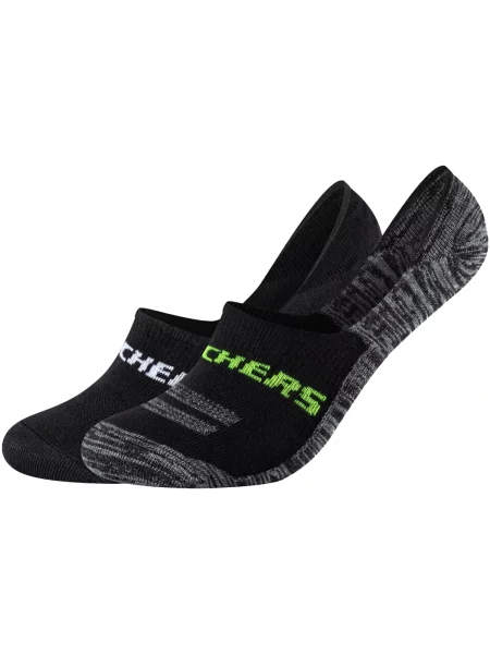 Mrežaste čarape Skechers crna