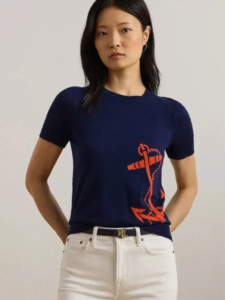 Lauren Ralph Lauren pulover albastru