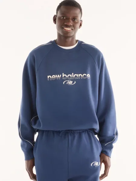 Флісовий світшот New Balance синій