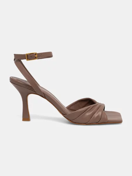 Кожаные босоножки Answear.lab на шпильке