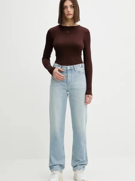 Rifle Tommy Jeans modrá
