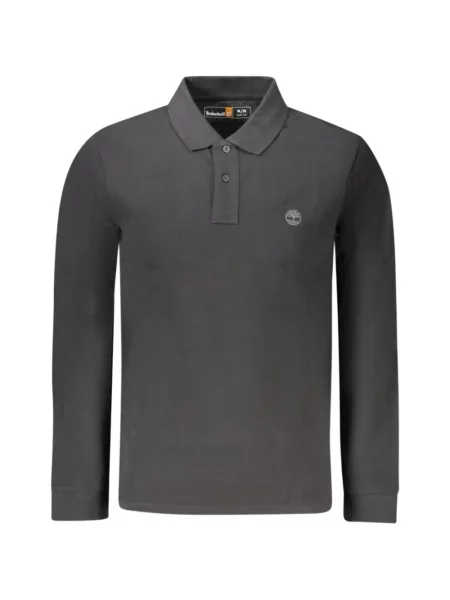 Lung tricou polo Timberland negru