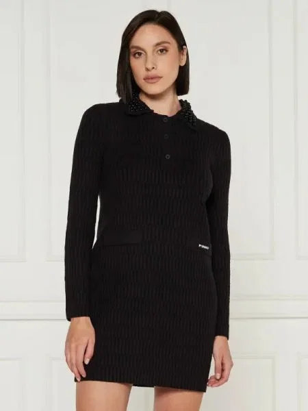 Pinko Ruha YORK CHOCOLATE gyapjú hozzáadásával fekete