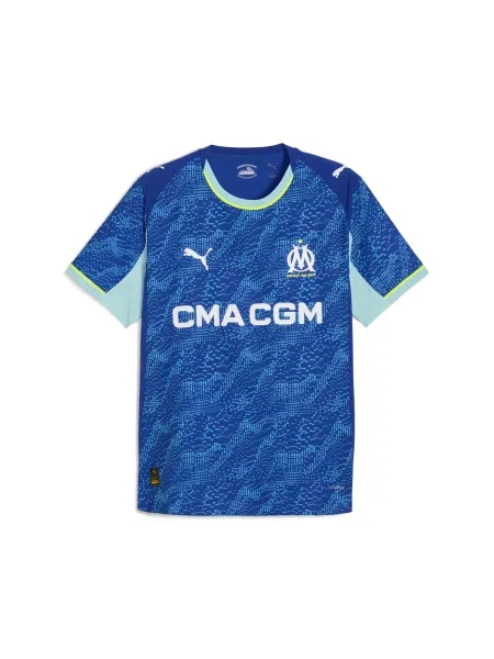 PUMA autentyczna trzecia koszulka Olympique Marseille Sport Vivid Niebieski/Azure niebieska