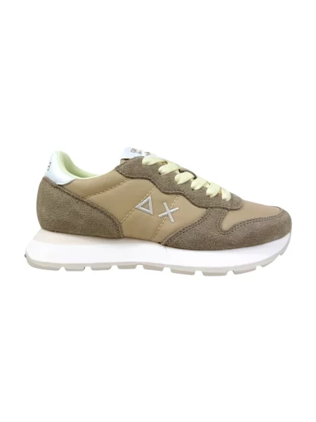 Sneakersy Sun68 beżowe