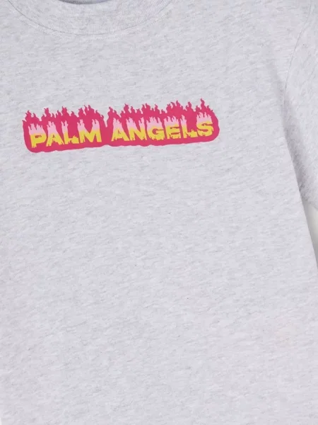Tricou copii Palm Angels gri