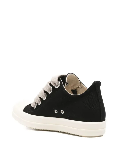 Sneakerși Rick Owens Drkshdw cu șireturi din dantelă negru