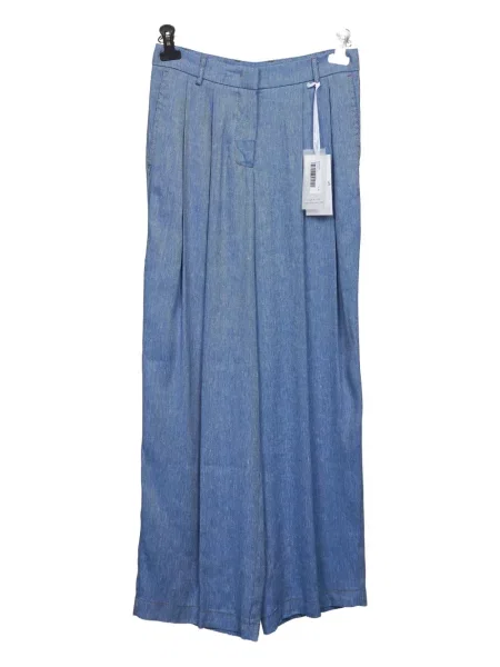 Pantaloni Kaos de in plisate albastru