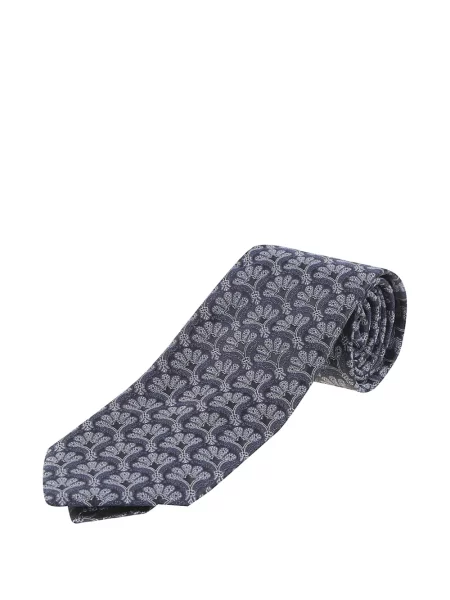 Cravată Etro cu model floral albastru
