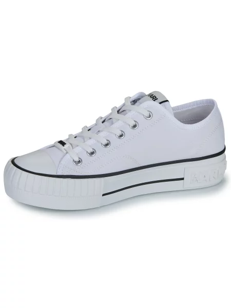 Boty Karl Lagerfeld KAMPUS MAX NFT Patch Lo Lace bílé