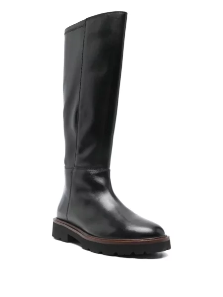 Botine Geox din piele negru