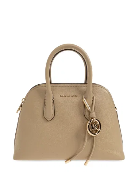 Geantă Michael Michael Kors din piele cu volane roz