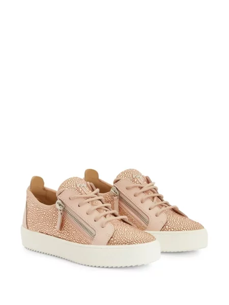 Sneakerși Giuseppe Zanotti de cristal roz