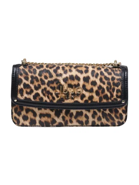 Torebka crossbody Liu Jo skórzana brązowa