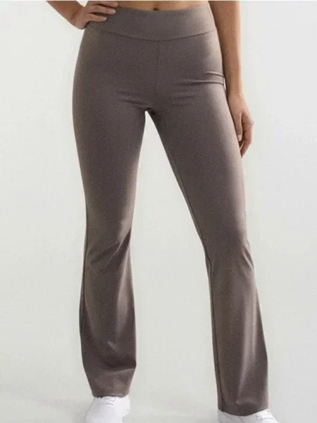 Спортивні легінси flare пшеничний