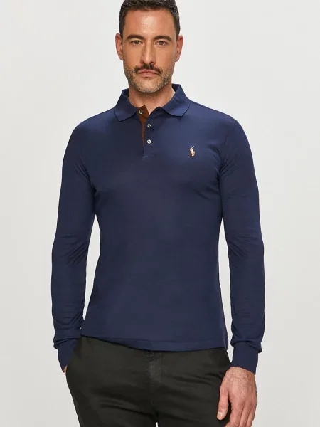 Polo Ralph Lauren Тениска с яка и Тъмносин