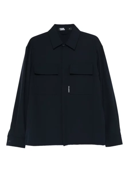 Košile Karl Lagerfeld modrá