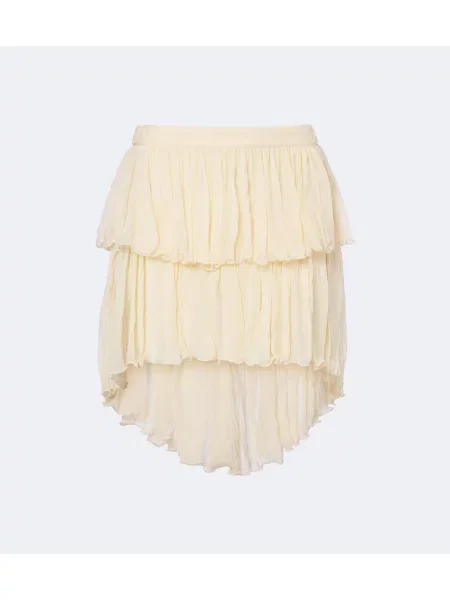 Fustă Blumarine asimetrică bej