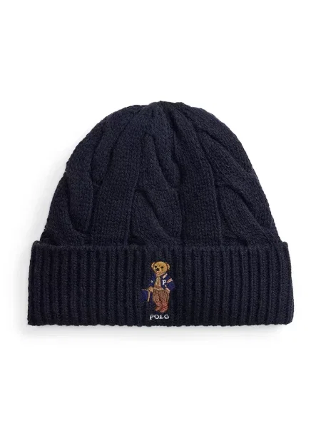 Căciulă Polo Ralph Lauren Bleumarin alb