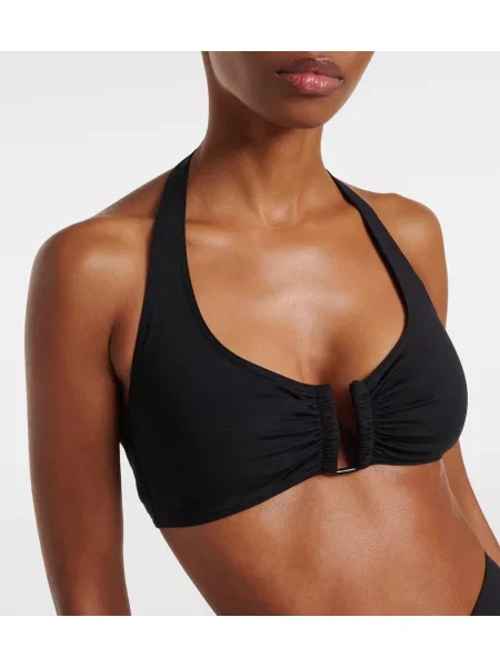 Bikini Eres cu gât halter negru