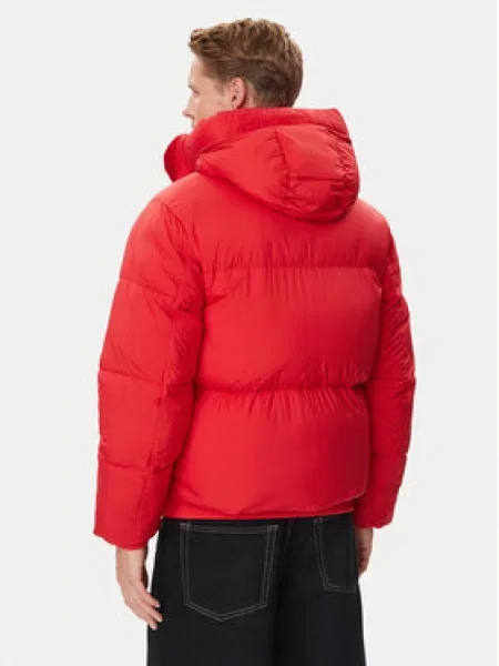 Zimní bunda Tommy Jeans červená