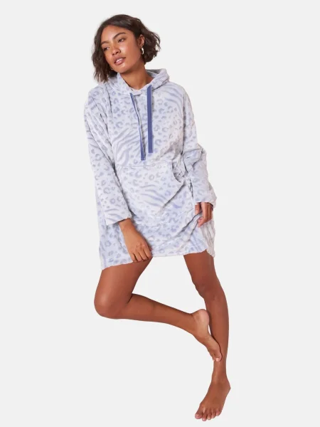 Friends Like These Halat de baie scurt / pastel albastru