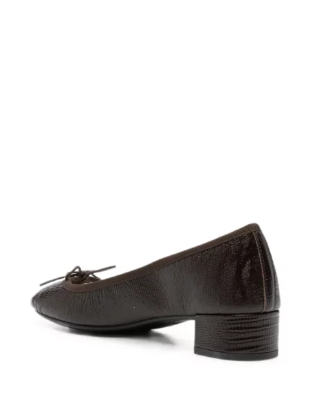 Pantofi cu toc Repetto cu funde maro