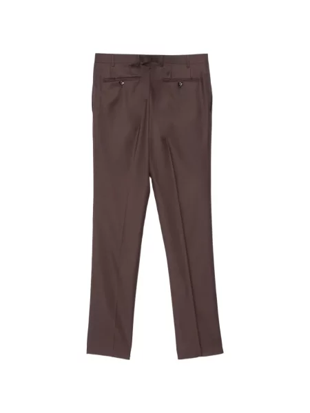 Cu centură pantaloni Canali maro