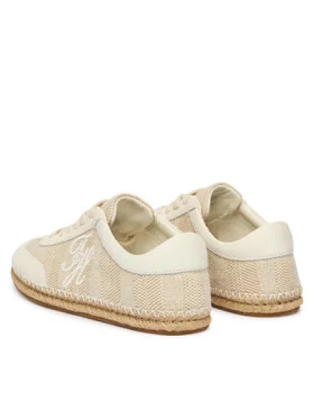 Tommy Hilfiger Espadrilles Th Heritage Rope Sneaker Ekru bézs
