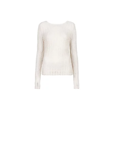 Top Dante 6 koronkowy elegancki beżowy