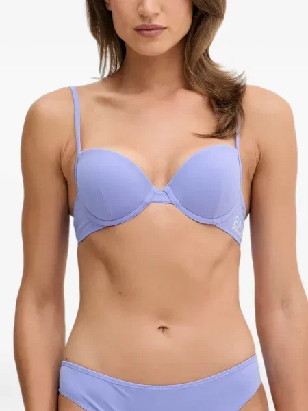 Bikini Ea7 Emporio Armani cu imagine violet