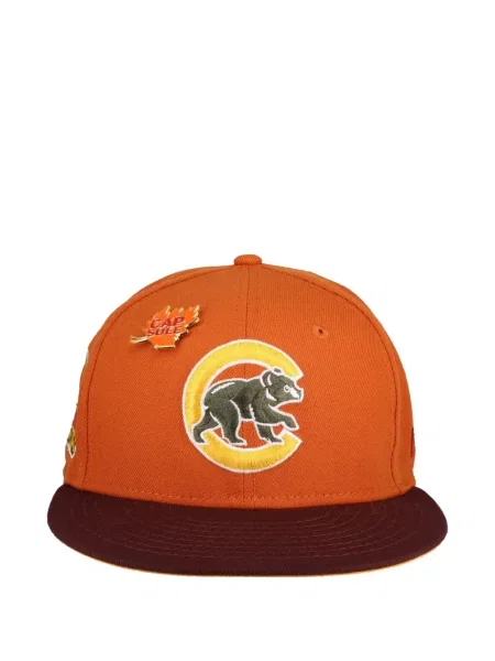 Шапка New Era Cap бродирана оранжево