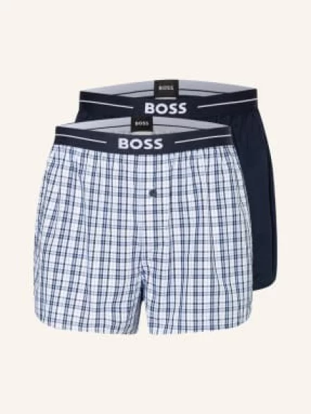 Boss Boxerky 2 Kusy V Balení tmavě modrá