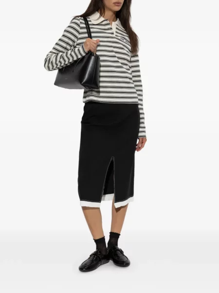 Lung tricou polo Samsøe Samsøe