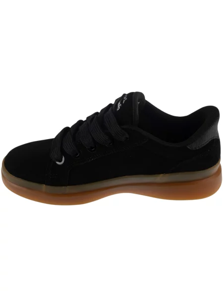 Chiloți Skechers din piele de căprioară negru