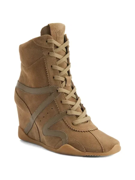 Top Giuseppe Zanotti s čipkom smeđa