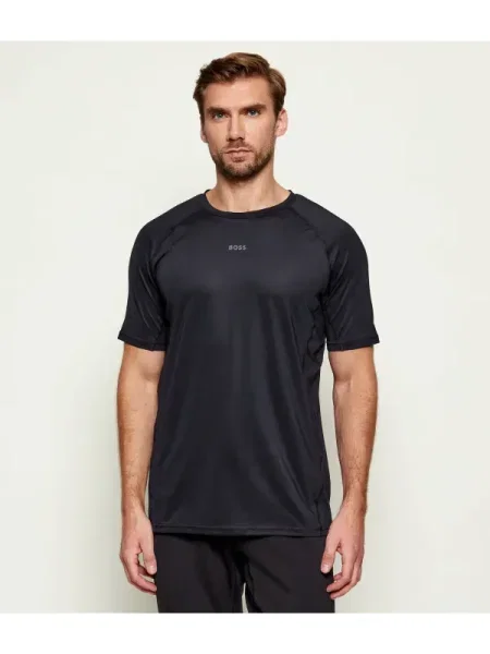BOSS GREEN Tricou Active 1 | stretch negru