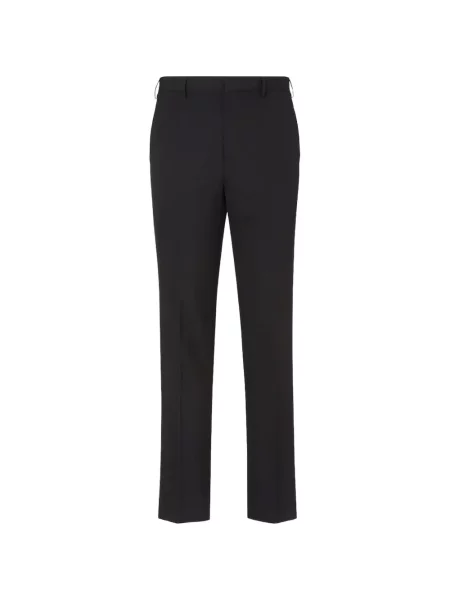 Pantaloni Fendi de lână negru