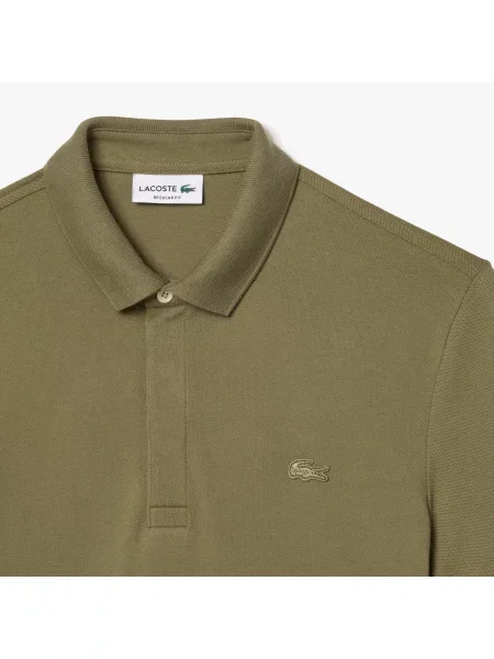 Поло Lacoste зеленое