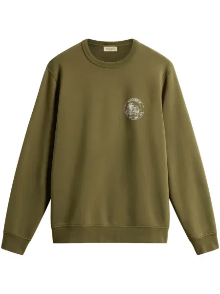 Hanorac Woolrich cu imagine verde