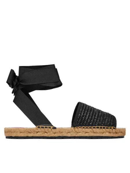 LOVE MOSCHINO Espadrile negru