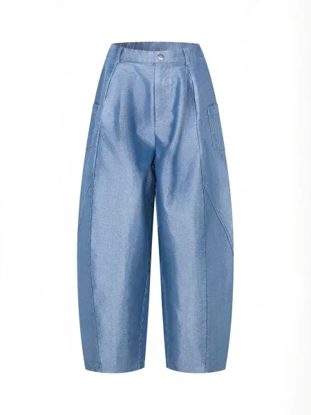 Crās Pantaloni Barrelcras albastru